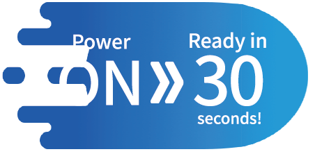 抜群の温度上昇で時短スタイリングを可能に。